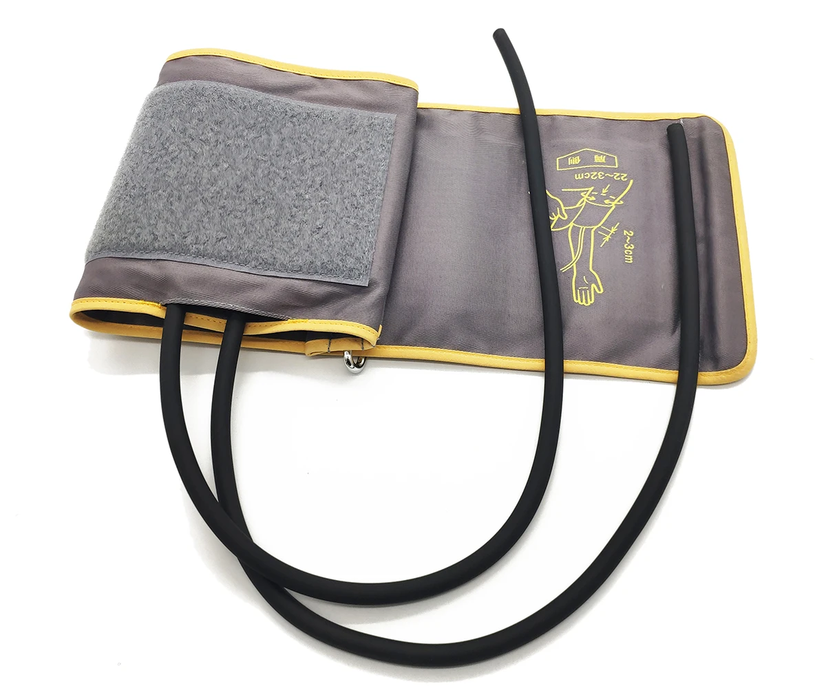 Universal Sphygmomanometer Cuff Double Tube Armband Medical Household Strap Accessories Cotton Cuff With D-ring Sphygmomanometer
