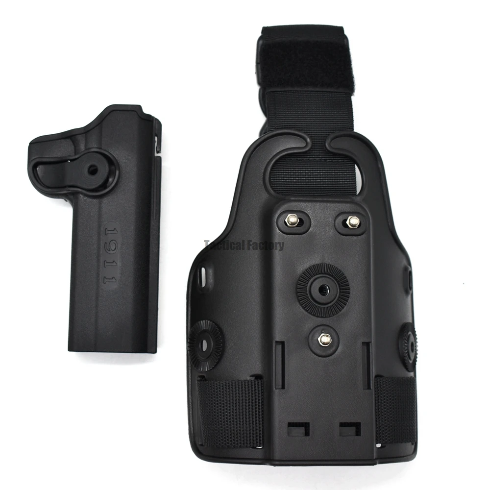 Hunting Drop Leg Gun Holster Tactical Pistol Thigh Leg Holster Case For G 17 19 Colt 1911 Beretta M9 PX4 Storm