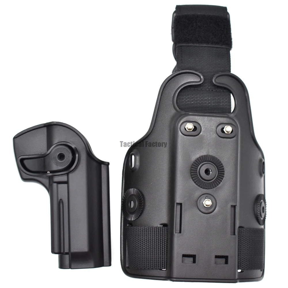 Hunting Drop Leg Gun Holster Tactical Pistol Thigh Leg Holster Case For G 17 19 Colt 1911 Beretta M9 PX4 Storm