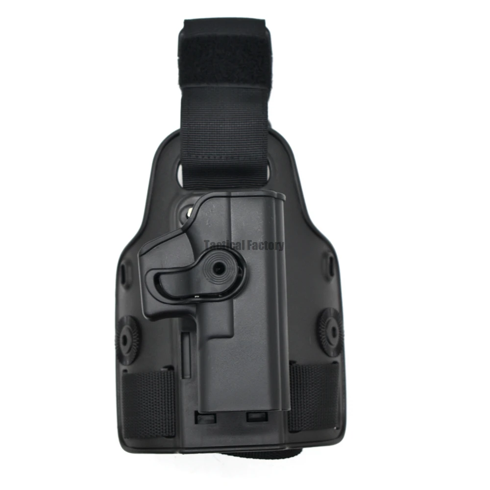 Hunting Drop Leg Gun Holster Tactical Pistol Thigh Leg Holster Case For G 17 19 Colt 1911 Beretta M9 PX4 Storm