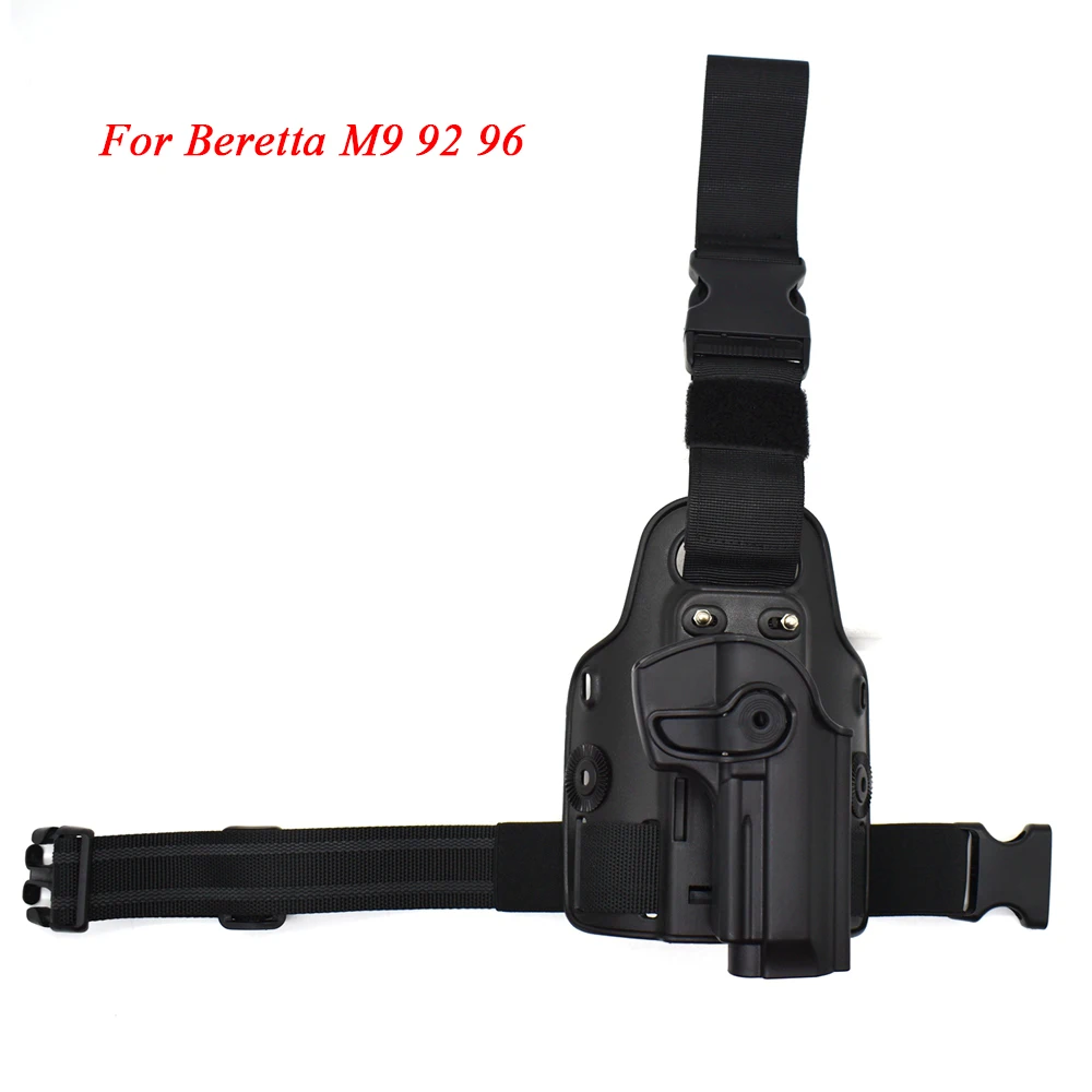 Hunting Drop Leg Gun Holster Tactical Pistol Thigh Leg Holster Case For G 17 19 Colt 1911 Beretta M9 PX4 Storm
