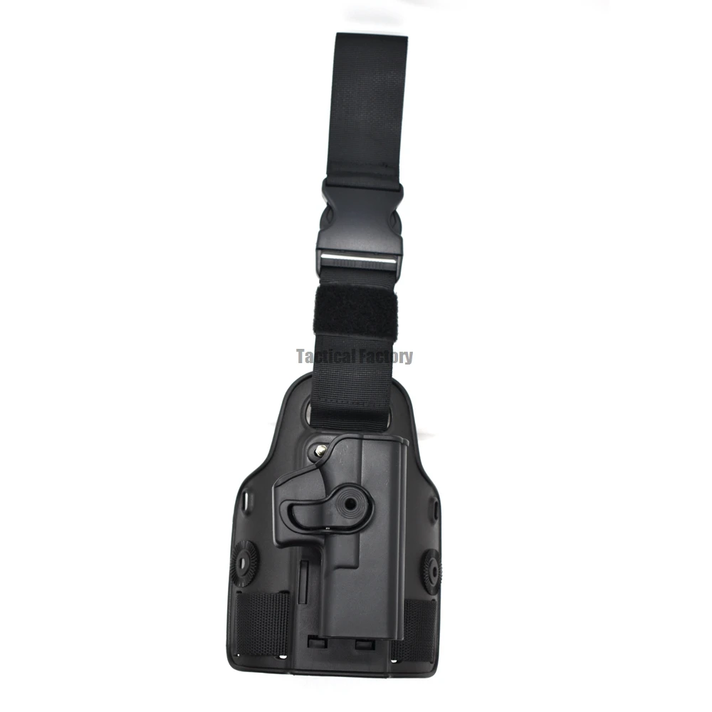 Hunting Drop Leg Gun Holster Tactical Pistol Thigh Leg Holster Case For G 17 19 Colt 1911 Beretta M9 PX4 Storm