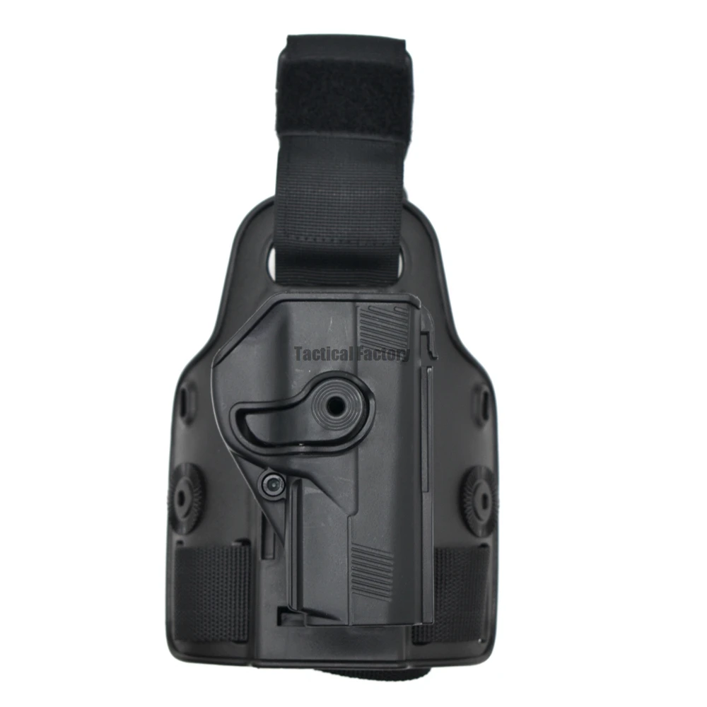 Hunting Drop Leg Gun Holster Tactical Pistol Thigh Leg Holster Case For G 17 19 Colt 1911 Beretta M9 PX4 Storm