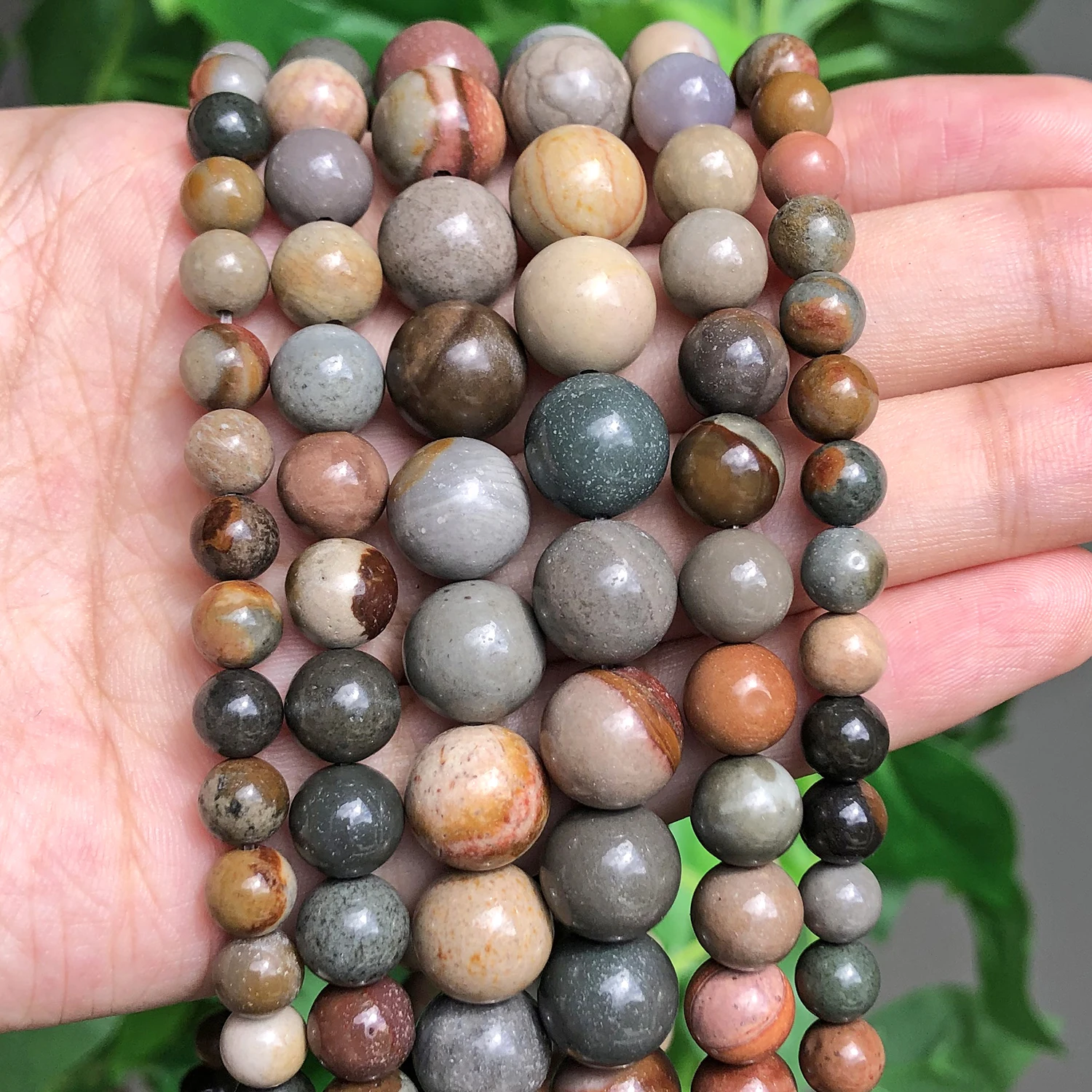 Natural Stone Beads African Turquoise Tiger Eye Jewelry Charm Gemstone Beads for Jewelry Making DIY Bead Bracelet Women 15inch