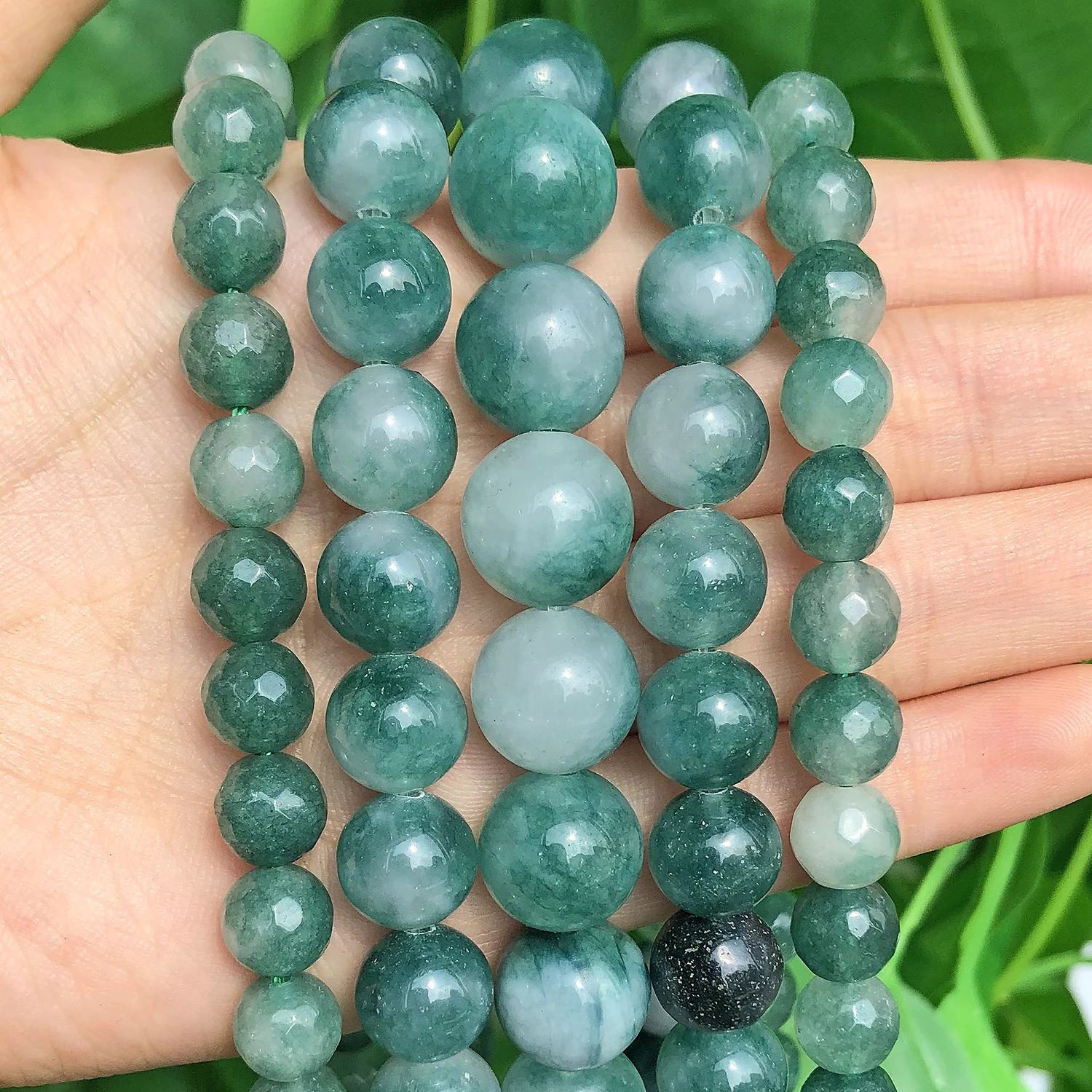 Natural Stone Beads African Turquoise Tiger Eye Jewelry Charm Gemstone Beads for Jewelry Making DIY Bead Bracelet Women 15inch