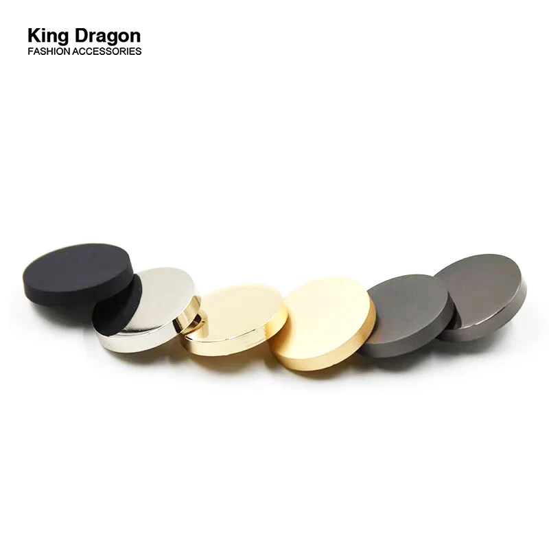 New Arrival Metal Gold Black Jeans Big Shirt Button For Clothing 6PCS 9MM-30MM Craft Needlework Sewing Cheap High Quality KD883