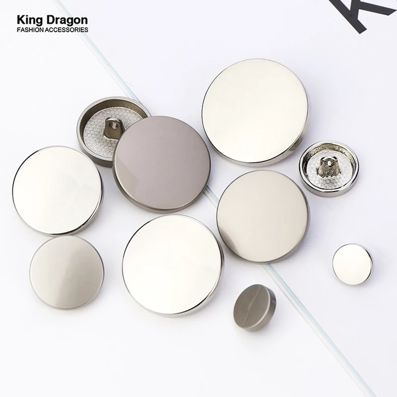 New Arrival Metal Gold Black Jeans Big Shirt Button For Clothing 6PCS 9MM-30MM Craft Needlework Sewing Cheap High Quality KD883