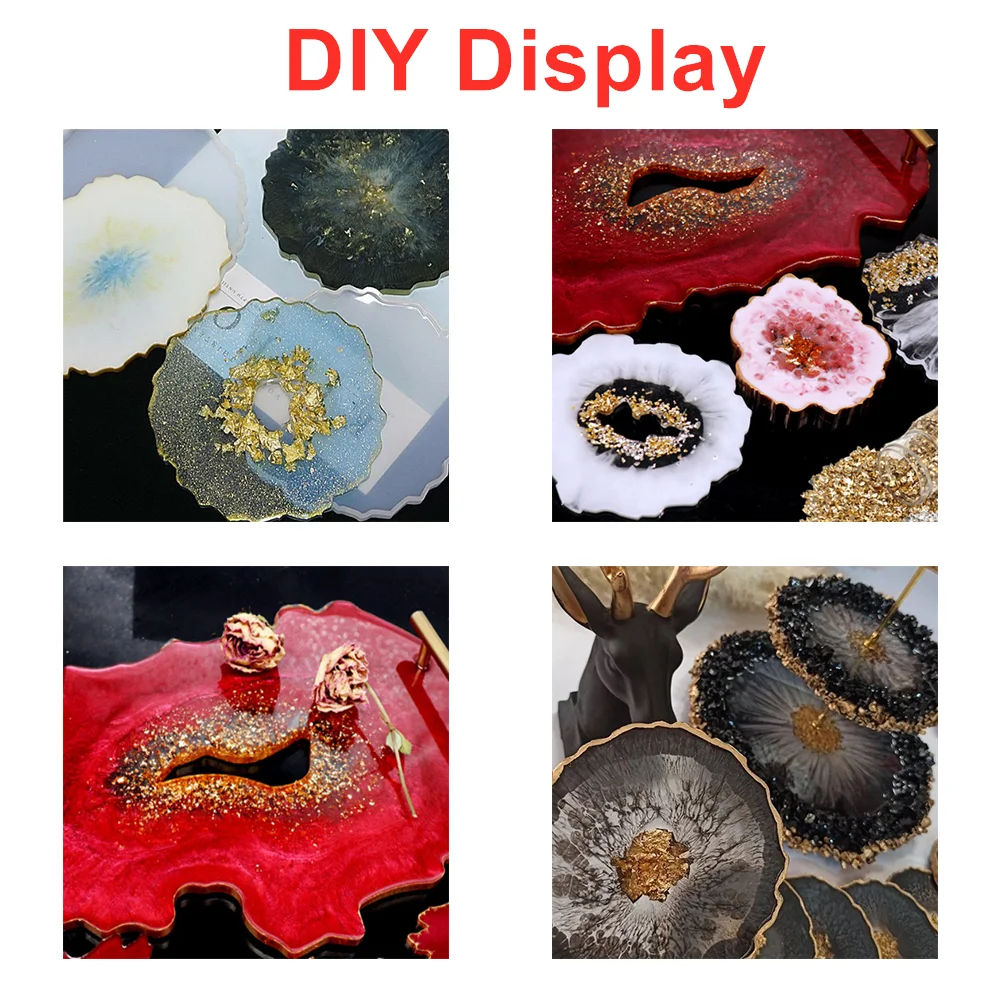 30-80g Colorful Crushed Glass Stones Resin Filling For DIY Epoxy Resin Mold Irregular Crystal Nail Art Decoration Jewelry Making