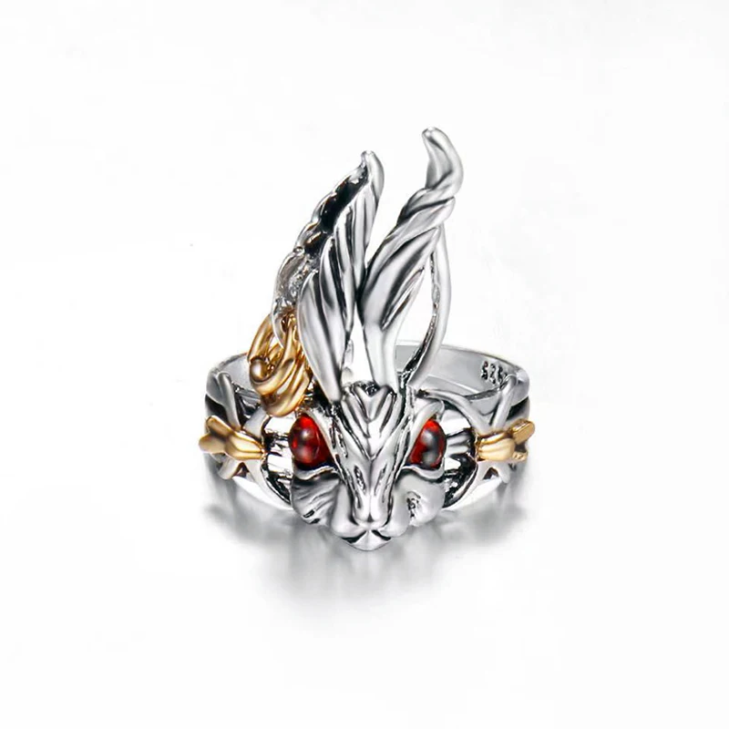 Retro Owl Rings Men Women Popular Simple Design Animal Fairy Tales Ring Silver Color Wedding Banquet Ring Jewelry Gift Resizable