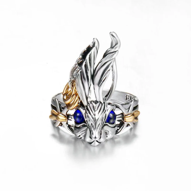 Retro Owl Rings Men Women Popular Simple Design Animal Fairy Tales Ring Silver Color Wedding Banquet Ring Jewelry Gift Resizable