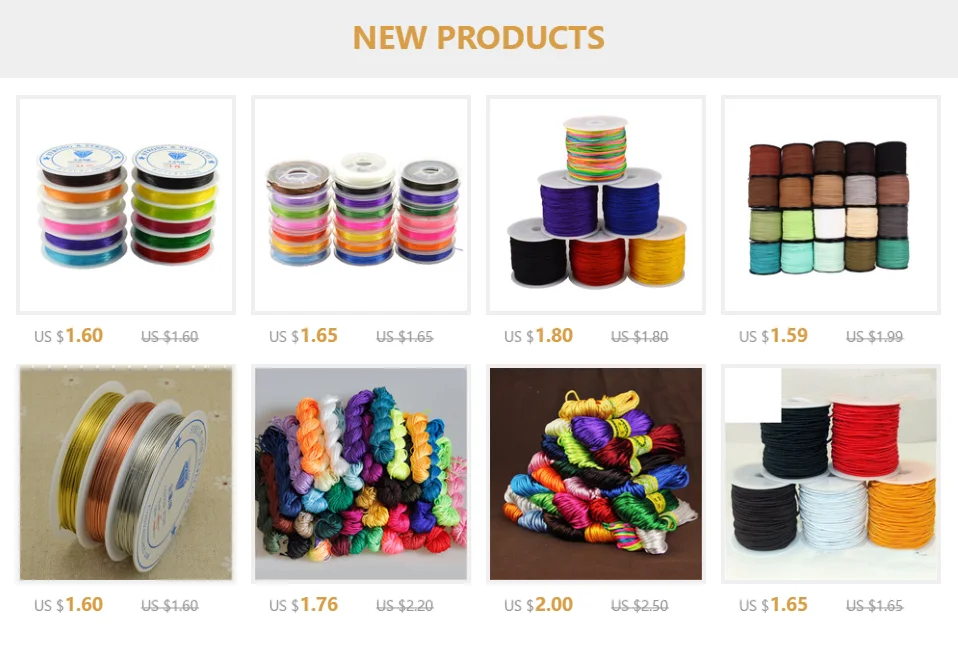 100meters Strong Crystal Beading Stretch Cord 0.5 0.6 0.7 0.8 1 mm Elastic Line String Thread Cords DIY Bracelet Jewelry Making