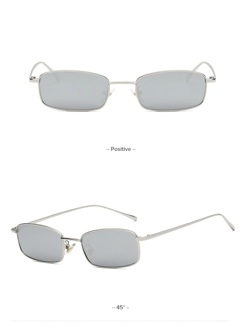 RUOBO Fashion Colorful Mercury Lens Sunglasses For Men Women Small Metal Eyewear Frame Outdoor Sun Glasses UV400 Gafas De Sol