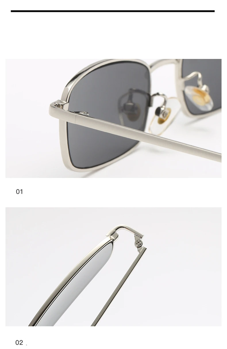 RUOBO Fashion Colorful Mercury Lens Sunglasses For Men Women Small Metal Eyewear Frame Outdoor Sun Glasses UV400 Gafas De Sol