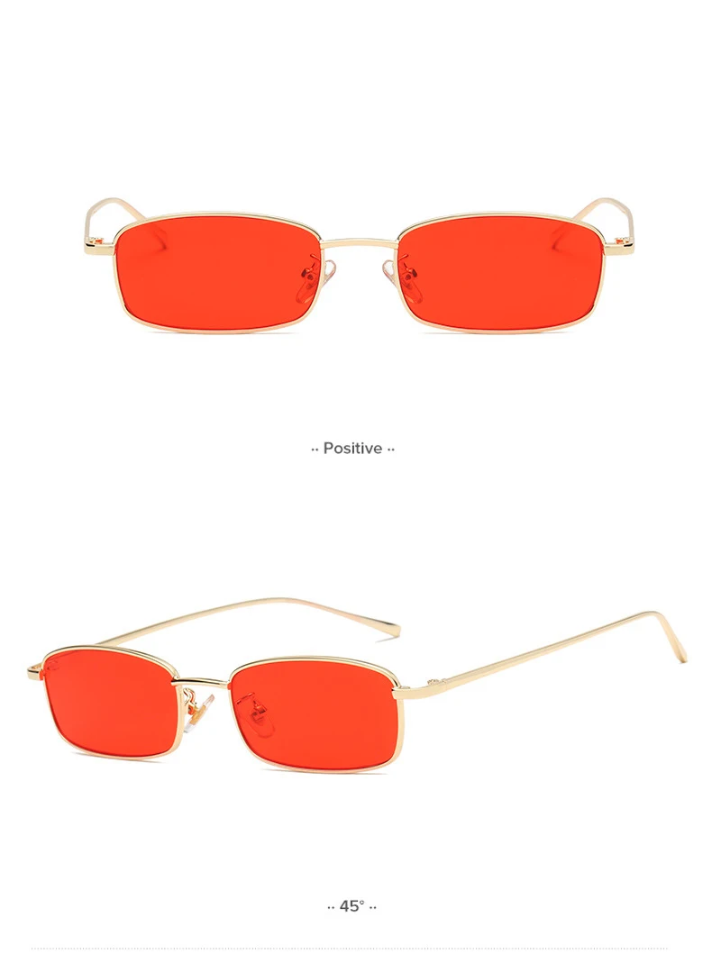 RUOBO Fashion Colorful Mercury Lens Sunglasses For Men Women Small Metal Eyewear Frame Outdoor Sun Glasses UV400 Gafas De Sol