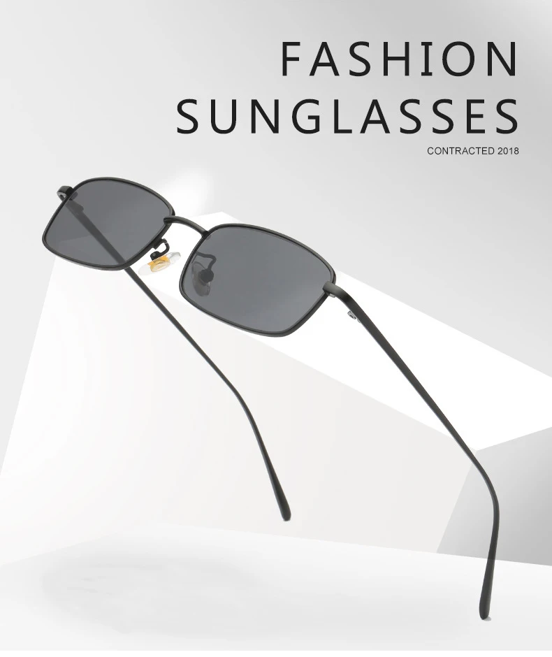 RUOBO Fashion Colorful Mercury Lens Sunglasses For Men Women Small Metal Eyewear Frame Outdoor Sun Glasses UV400 Gafas De Sol