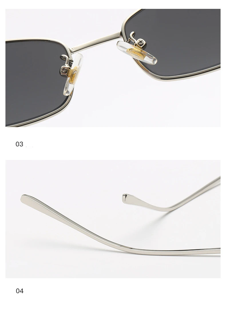RUOBO Fashion Colorful Mercury Lens Sunglasses For Men Women Small Metal Eyewear Frame Outdoor Sun Glasses UV400 Gafas De Sol
