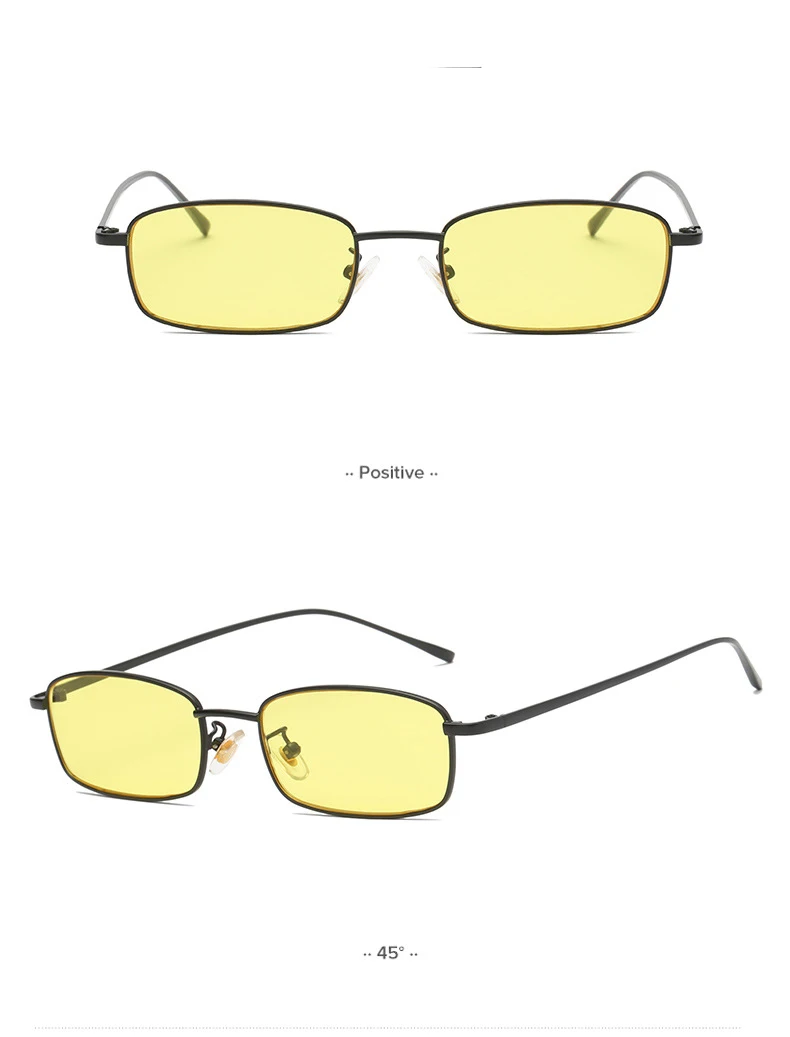 RUOBO Fashion Colorful Mercury Lens Sunglasses For Men Women Small Metal Eyewear Frame Outdoor Sun Glasses UV400 Gafas De Sol