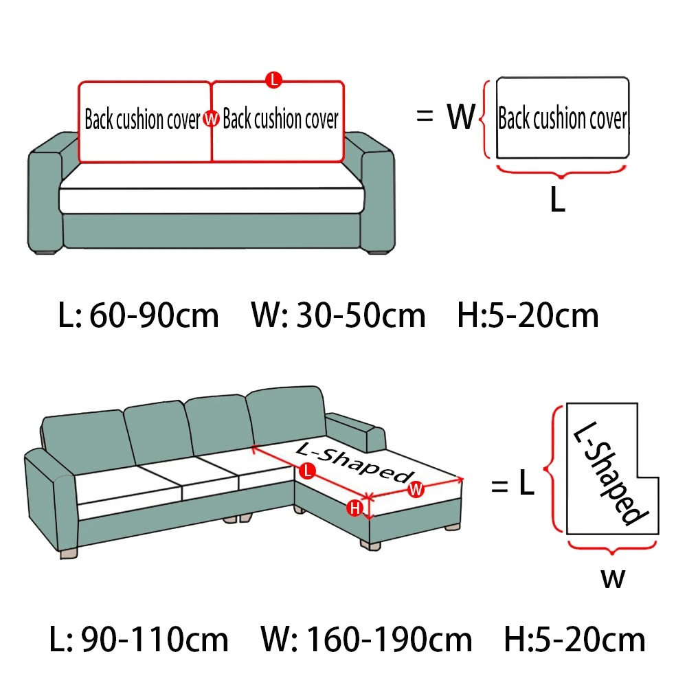 New Jacquard Sofa Seat Cushion Cover Polar Fleece Chair Covers Stretch Washable Removable Slipcover Sofa Protector 1/2/3/4 Seat