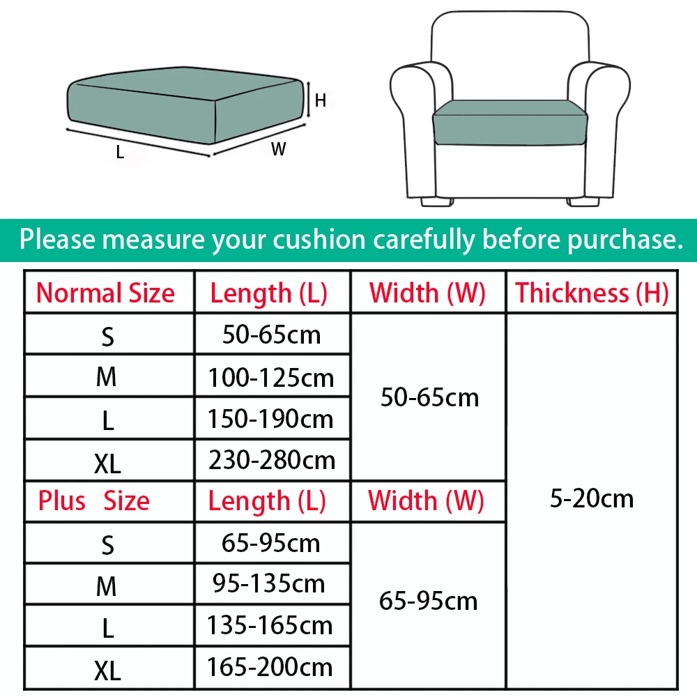 New Jacquard Sofa Seat Cushion Cover Polar Fleece Chair Covers Stretch Washable Removable Slipcover Sofa Protector 1/2/3/4 Seat