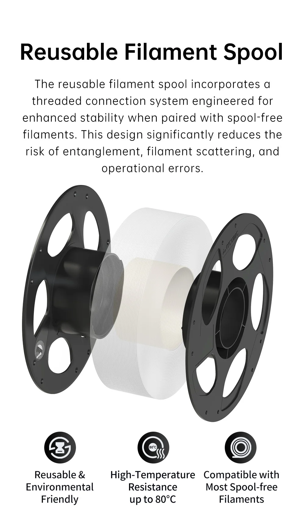 4KG ANYCUBIC PLA Filament 1.75mm 1KG/Roll for 3D Printers Kobra Series Neat Spool No Bubble Tangle Print Smoothly ECO-friendly