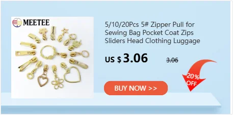 5/10/20Pcs 5# Zipper Heads For Nylon Zippers Bag Zip Puller Sliders Zips Repair Kits DIY Sewing Garment Replacement Accessories