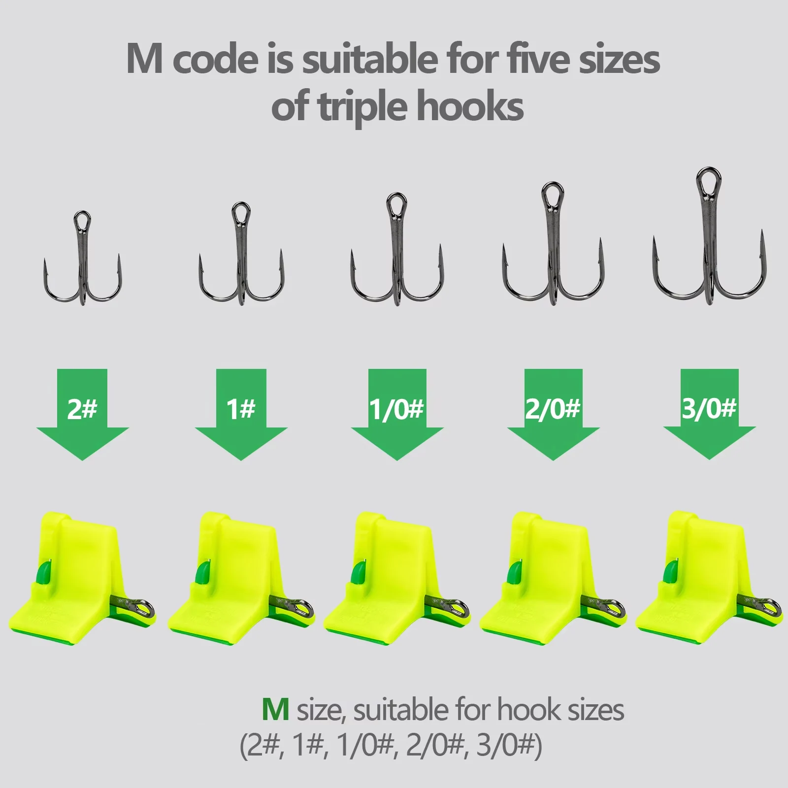 10pcs Automatic Fishing Hooks Protector for Fishing Treble Hooks Case Bonnets Hooks Covers Case Green Fishing Accessories