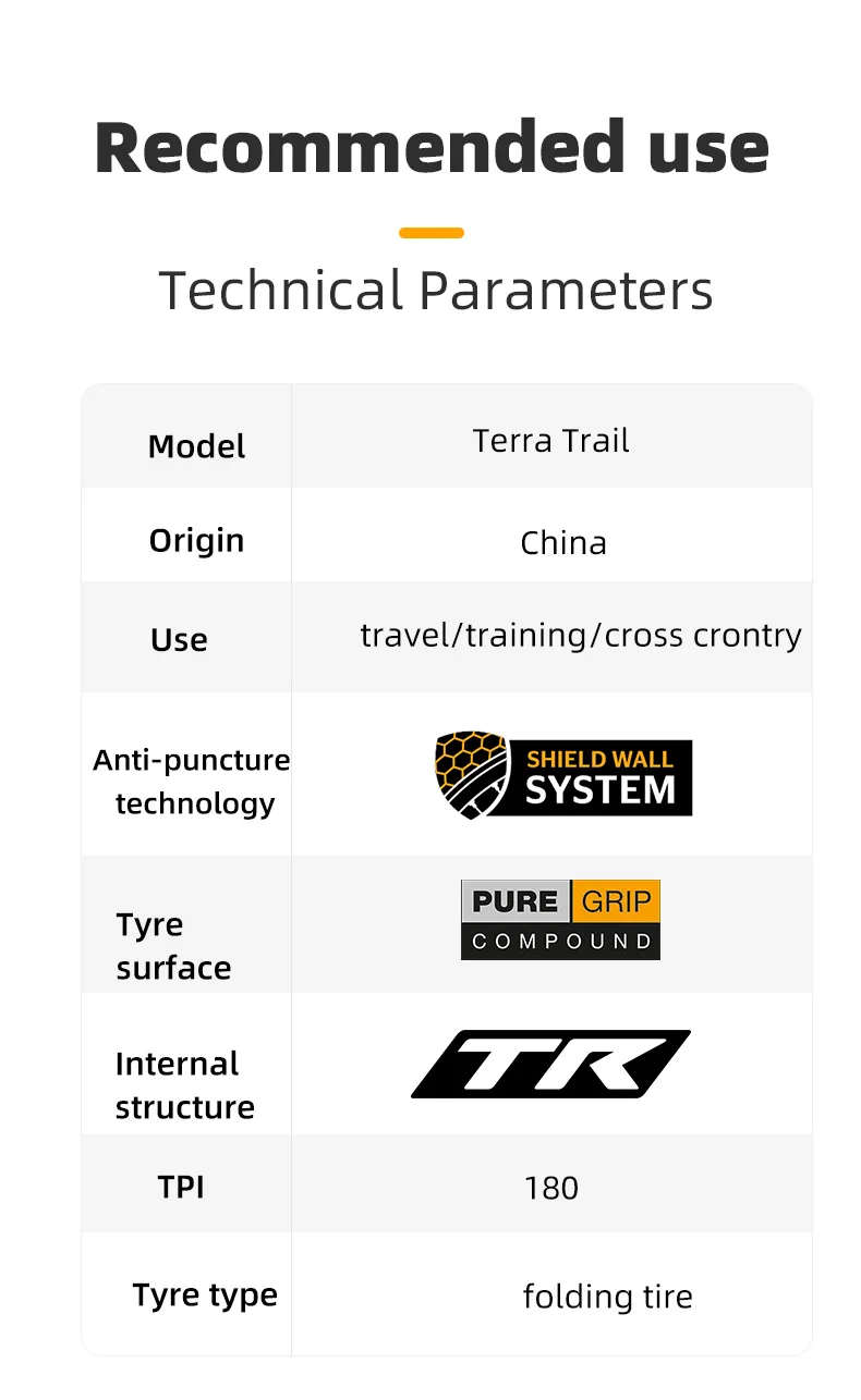 Continental Terra Trail 700x35C/40C Road Bike Gravel Tire 27.5 Shieldwall System Puncture Protection MTB Tubeless Ready Tyre