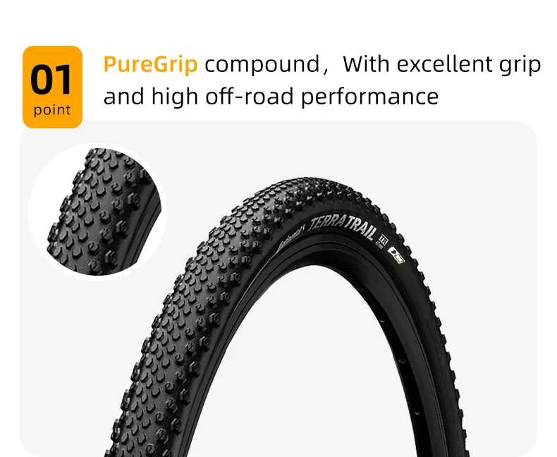 Continental Terra Trail 700x35C/40C Road Bike Gravel Tire 27.5 Shieldwall System Puncture Protection MTB Tubeless Ready Tyre