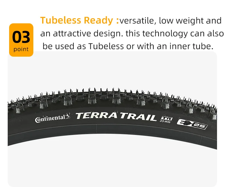 Continental Terra Trail 700x35C/40C Road Bike Gravel Tire 27.5 Shieldwall System Puncture Protection MTB Tubeless Ready Tyre
