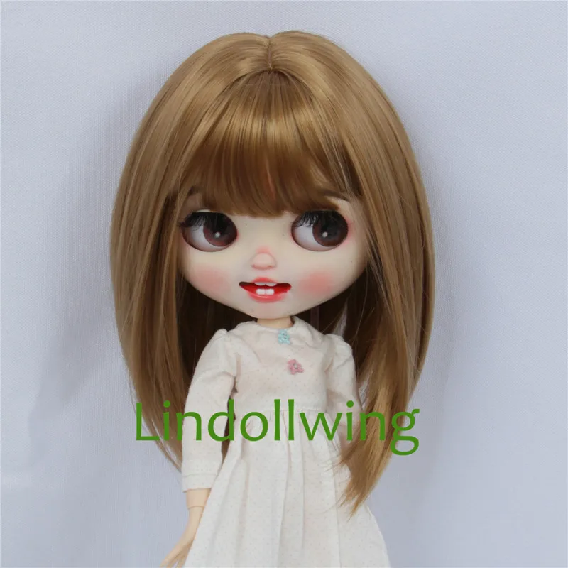 9-10 inch Blyth Qbaby Amydoll Wig Short Straight Collection Hair