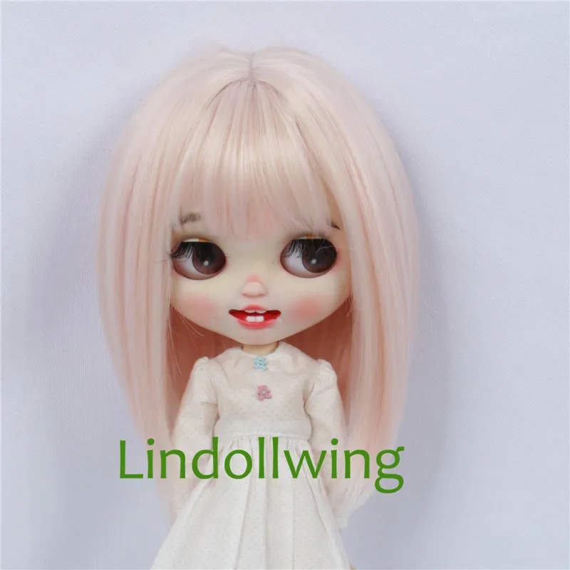 9-10 inch Blyth Qbaby Amydoll Wig Short Straight Collection Hair