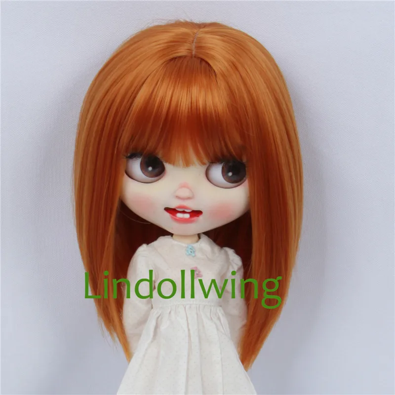 9-10 inch Blyth Qbaby Amydoll Wig Short Straight Collection Hair
