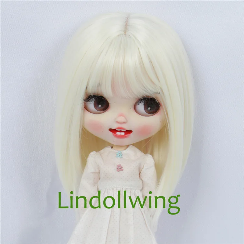9-10 inch Blyth Qbaby Amydoll Wig Short Straight Collection Hair