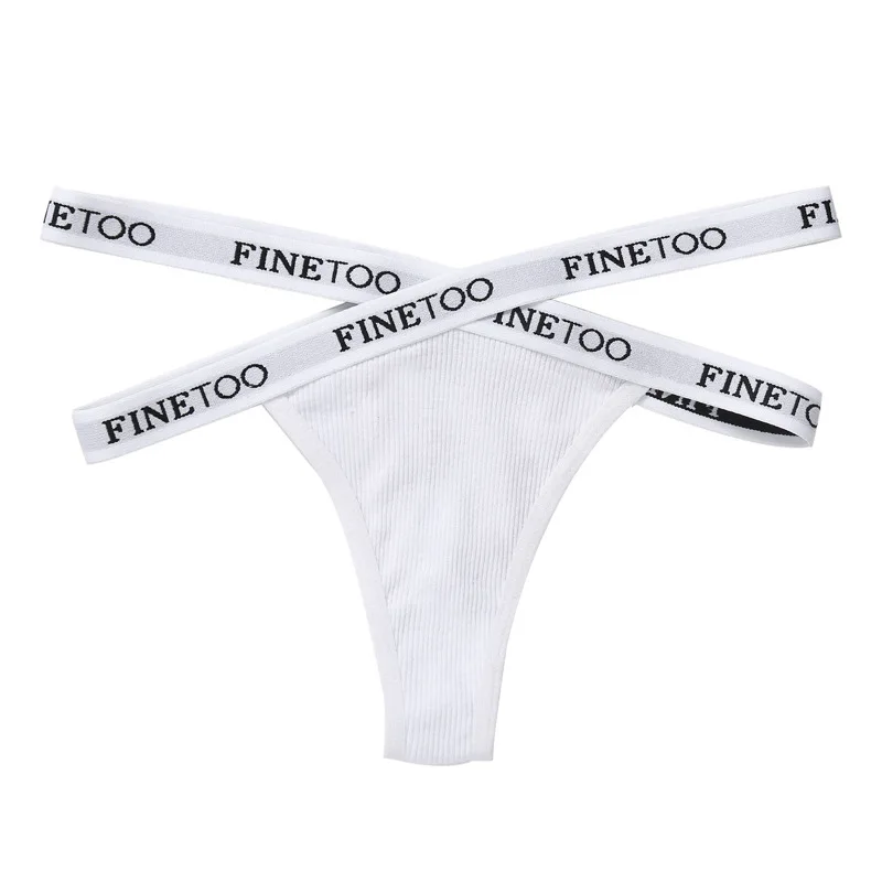 Women's Underwear Women's Panties Sexy Cross Letter Belt Panties High Split Thread Cotton Briefs Women's Panties Woman Clothes