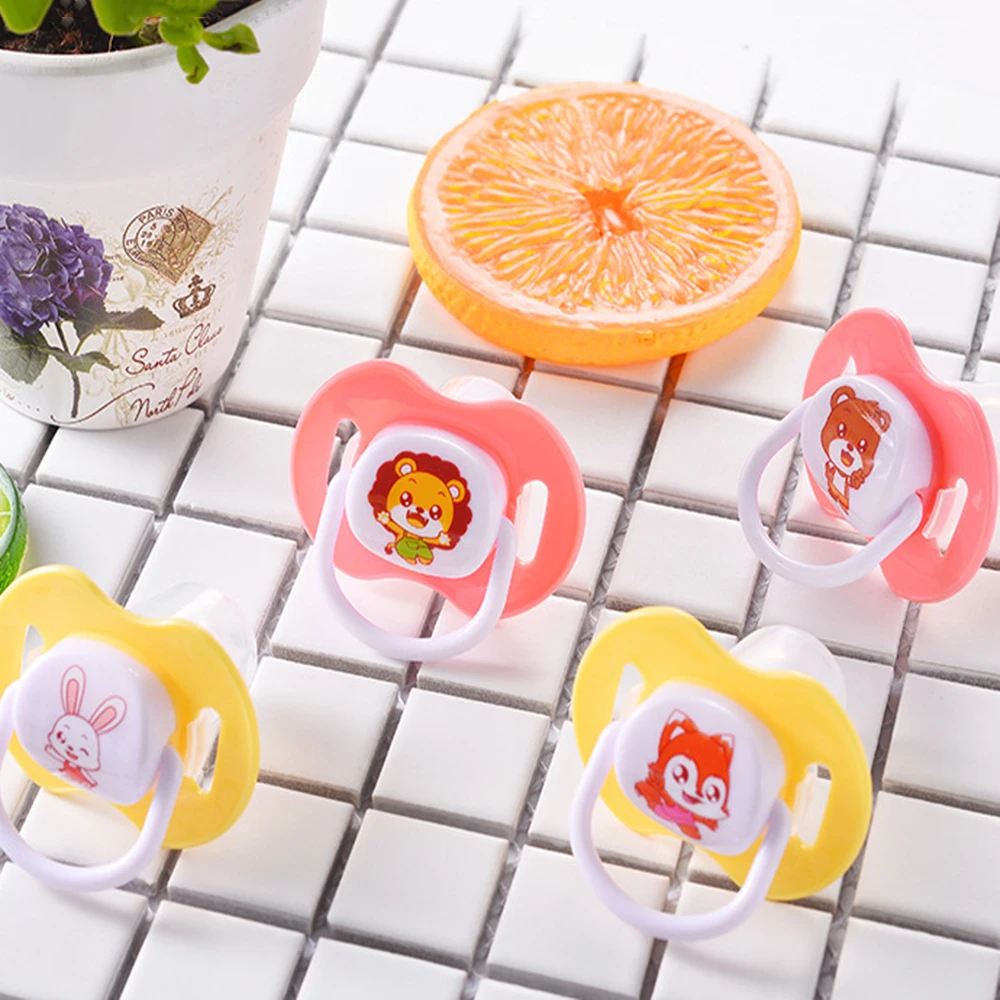 Detachable Design Cute Cartoon Silicone Baby Pacifier Nipple Soother Infant Teether Dustproof Lid Newborn Toddler Accessories