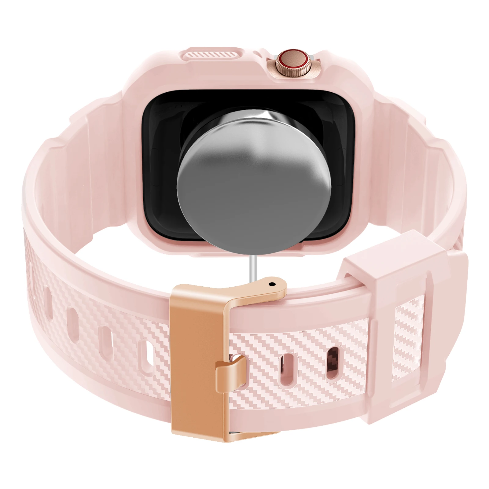 TPU case+strap For Apple Watch Band 45mm 44mm 49mm 41mm 40mm 38mm 42mm bracelet watchband cover Iwatch Series 9 8 3 6 SE 7 ultra