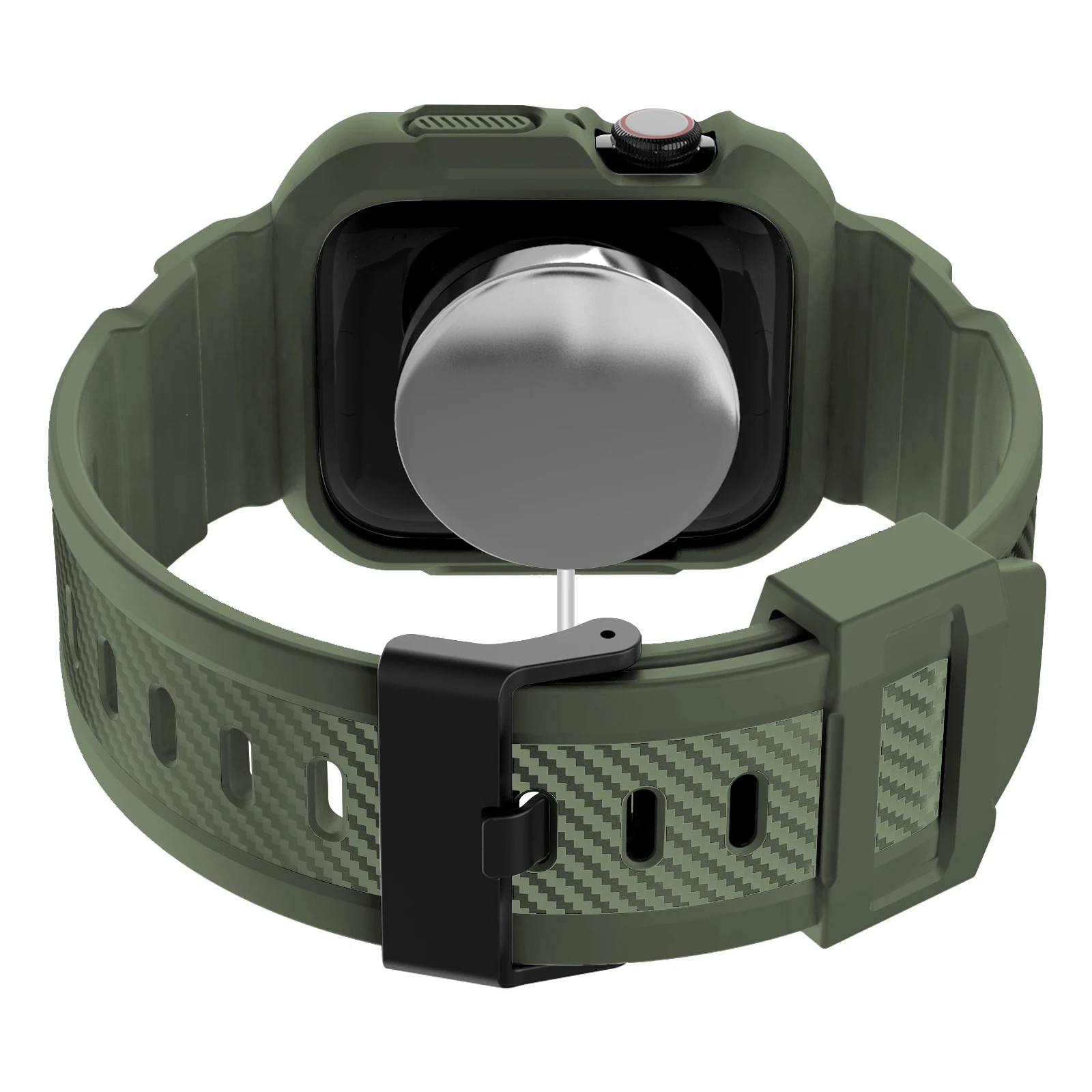 TPU case+strap For Apple Watch Band 45mm 44mm 49mm 41mm 40mm 38mm 42mm bracelet watchband cover Iwatch Series 9 8 3 6 SE 7 ultra