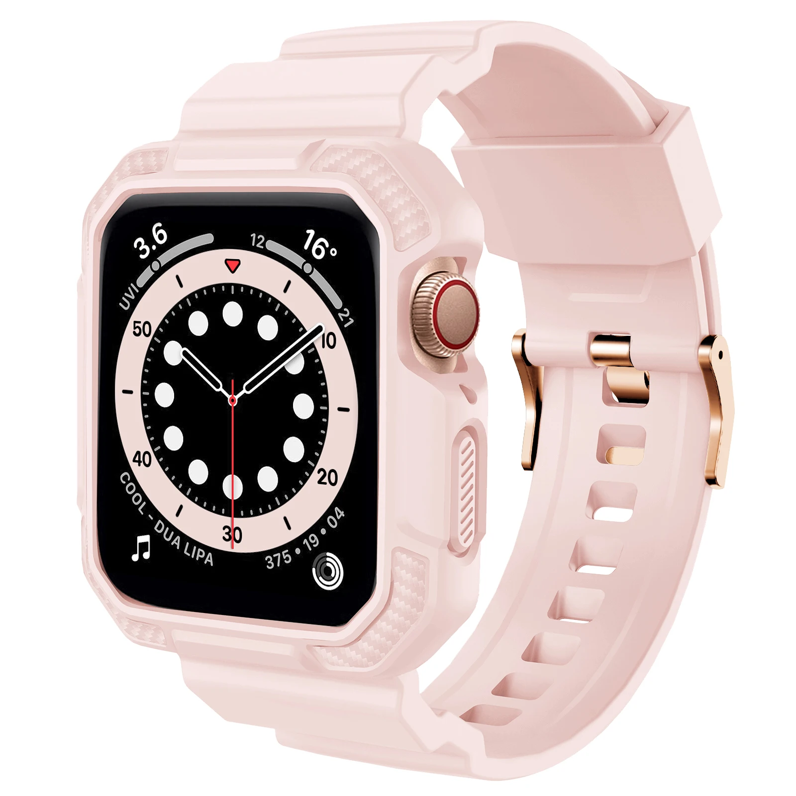 TPU case+strap For Apple Watch Band 45mm 44mm 49mm 41mm 40mm 38mm 42mm bracelet watchband cover Iwatch Series 9 8 3 6 SE 7 ultra