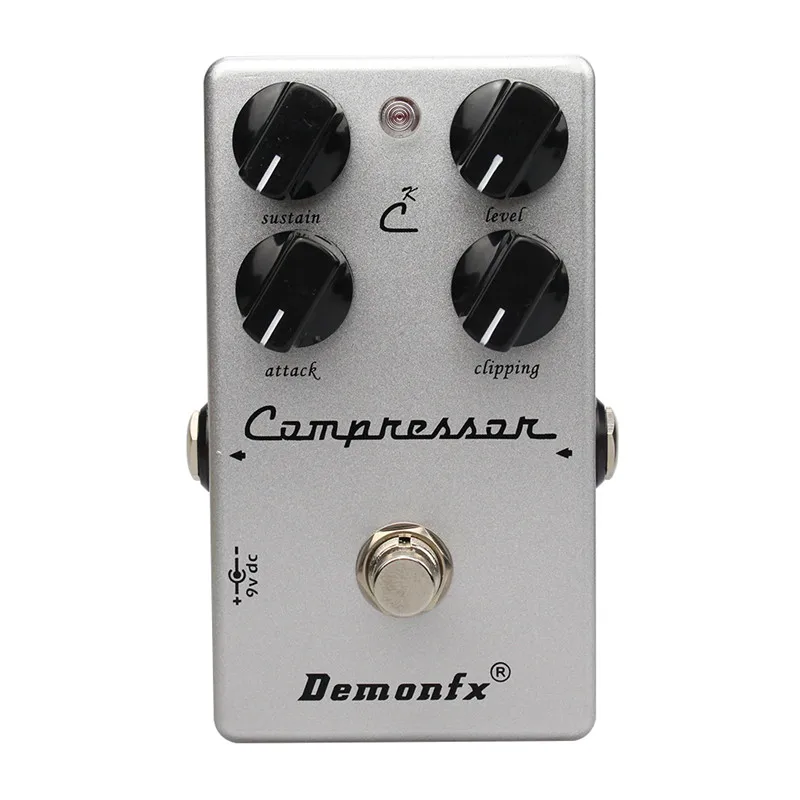 Demonfx Compressor /Overdrive /Booster High Quality Guitar Effect Pedal With True Bypass