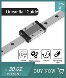 MGN MGN12 MGN15 MGN7 MGN9 300 350 400 450 500 1000mm Miniature Linear Rail Slide 1pcs MGN12 Linear Guide+ 1pcs Black SS Carriage