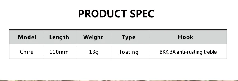Jerry Surface Pencil Floating Lure 110mm/4,5in Topwater Stickbait Rattling Rock Spinning Fishing Hard Bait for Seabass Fishing