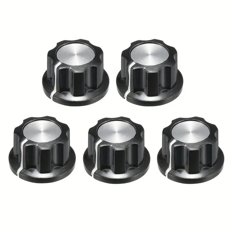10pcs Bakelite knob Rotary Pot Switch Skirt knob, A01 D 20mm H 12mm Hole Diameter 6mm