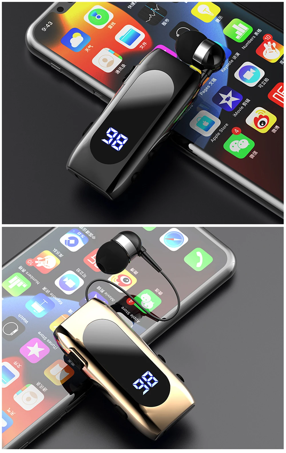 Hands-free Blues Car Bluetooth Lotus To Phone Ear Blues With Wire Ears In Lotus phone Talk Time 20Hours type c headphones BT5.2