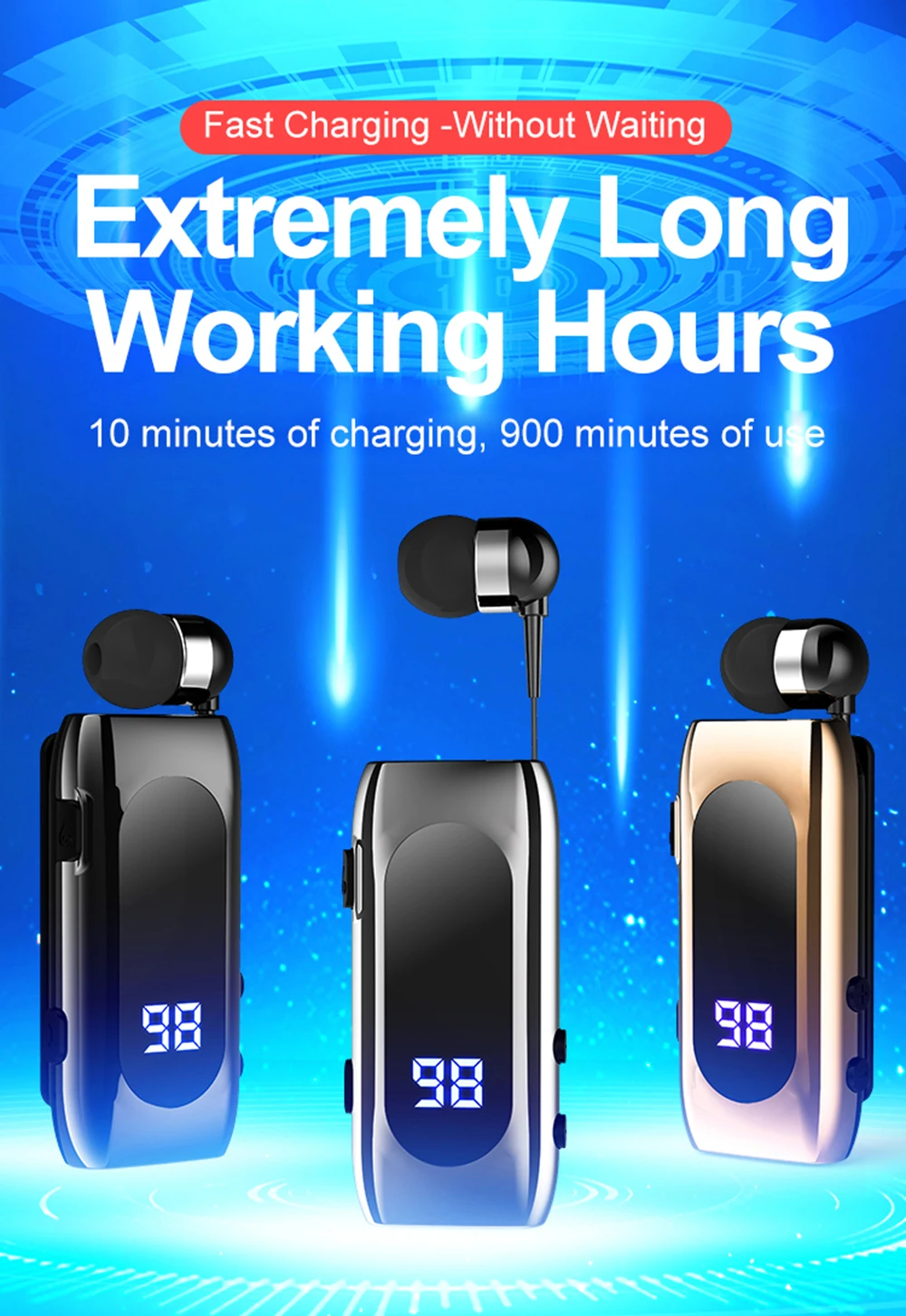 Hands-free Blues Car Bluetooth Lotus To Phone Ear Blues With Wire Ears In Lotus phone Talk Time 20Hours type c headphones BT5.2