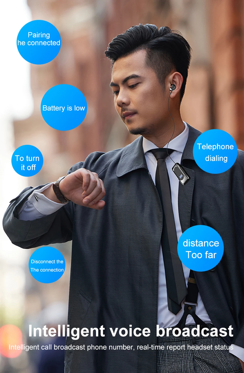 Hands-free Blues Car Bluetooth Lotus To Phone Ear Blues With Wire Ears In Lotus phone Talk Time 20Hours type c headphones BT5.2