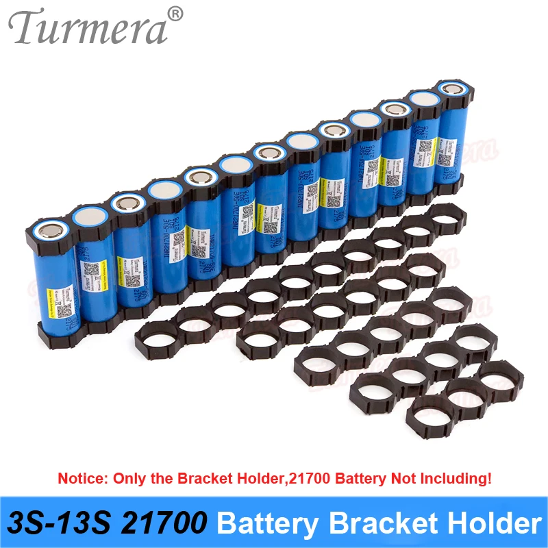Turmera 10Piece 21700 Lithium Battery Holder Bracket 21700 Spacer 3S 4S 5S 6S 10S 13S Assemble for 36V 48V Electric Bike Battery