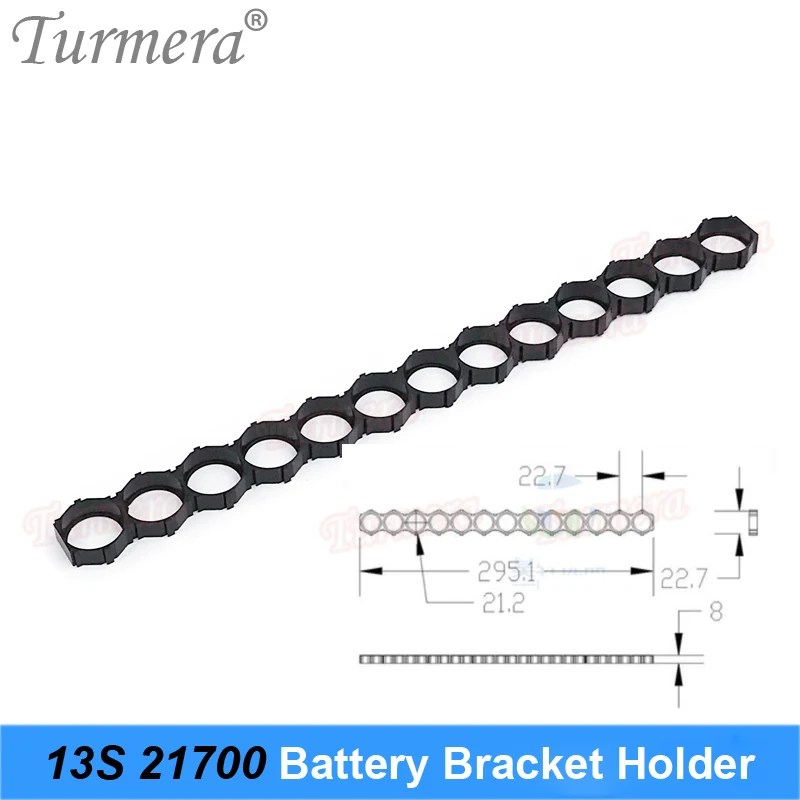 Turmera 10Piece 21700 Lithium Battery Holder Bracket 21700 Spacer 3S 4S 5S 6S 10S 13S Assemble for 36V 48V Electric Bike Battery
