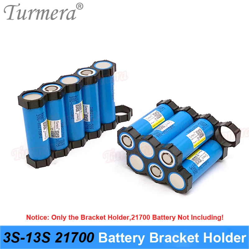 Turmera 10Piece 21700 Lithium Battery Holder Bracket 21700 Spacer 3S 4S 5S 6S 10S 13S Assemble for 36V 48V Electric Bike Battery