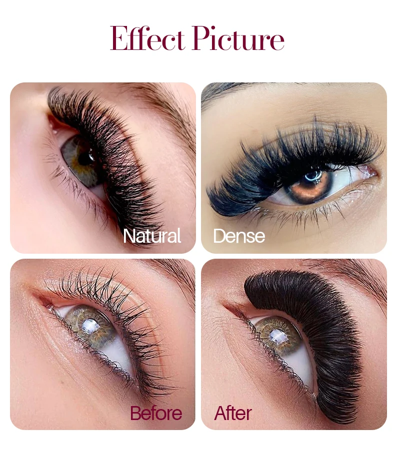 H&L SINCE 1990 Easy Fan Lashes Volume Extensions 7-20mm Fast Blooming Flowering Pre-bonded Lashes Natural Cilia Silk Lashes