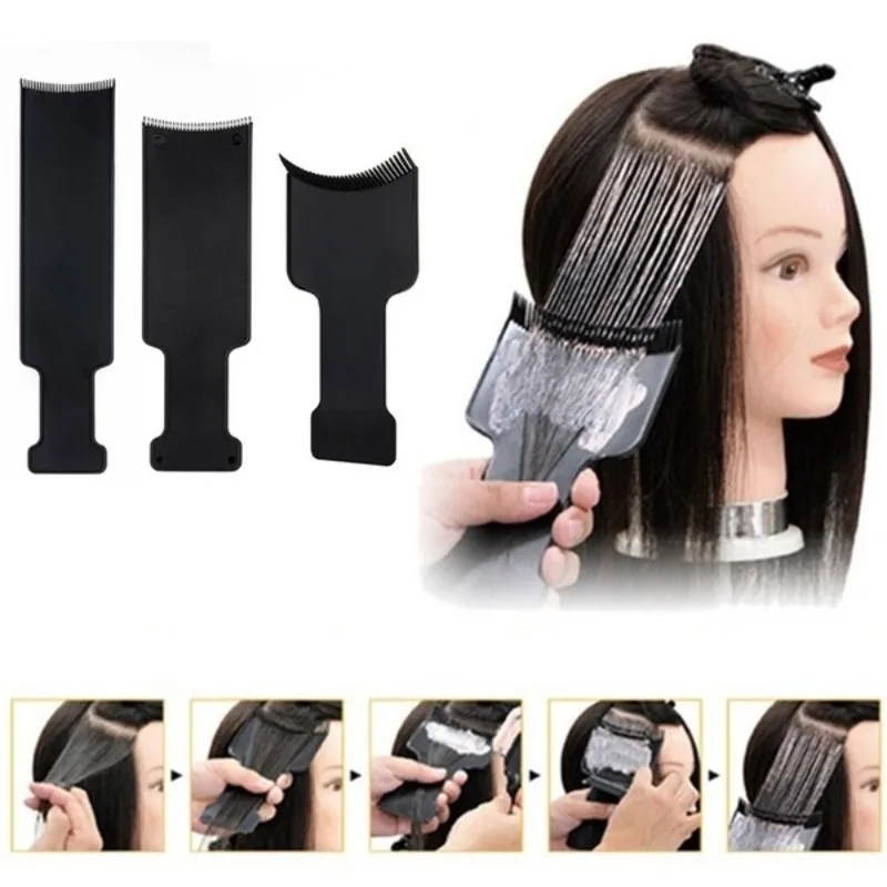 Professional Hair Coloring Board Salon Dyeing Plate Pad Barber Hairdressing Dye Tool Highlight Foil Accessories For Hairderesser
